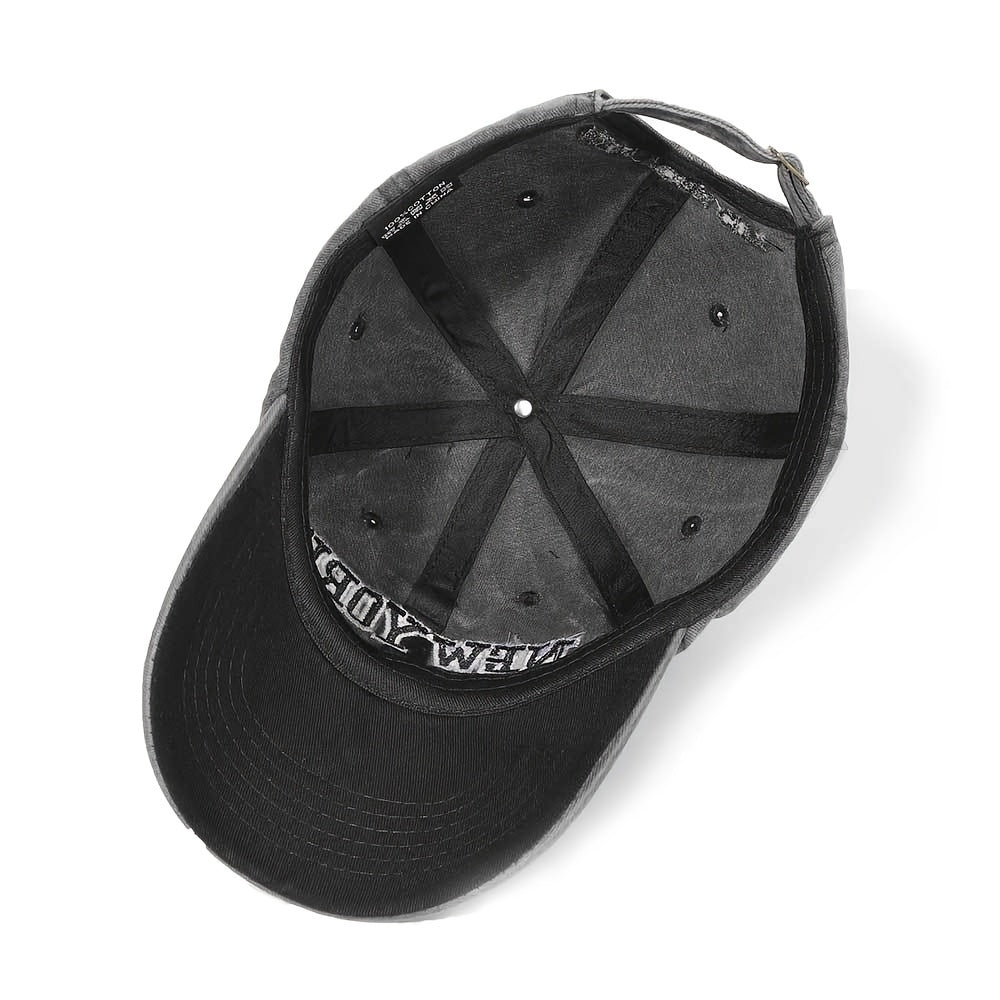 Kids Distressed Baseball Cap YORK Embroidery Sun Protection Hat
