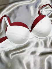 Lace Push Up Bras Set Comfy & Breathable Anti Sagging Underwear