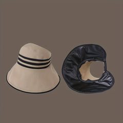 Adjustable Wide Brim Visor Hats Summer Sunscreen Cap