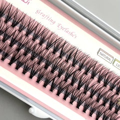 60 Cluster Eyelashes 20D C Curl 10 12 14mm Mixed False Eyelashes DIY