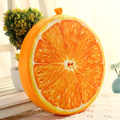 3D Fruit Seat Cushion Round Watermelon Mat for Kids