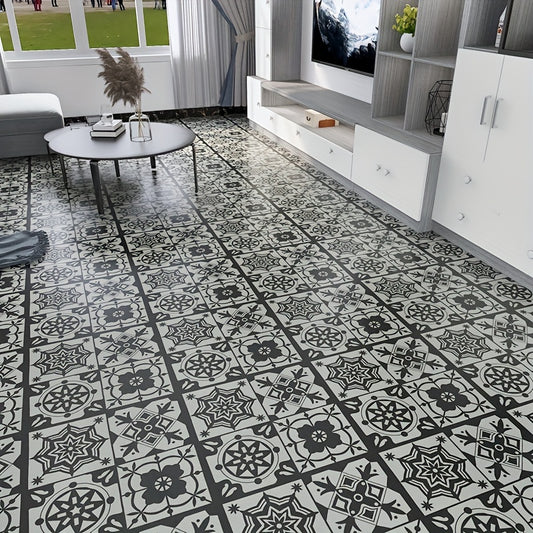 10pcs Wear-resistant Self-adhesive PVC Floor Sticker
