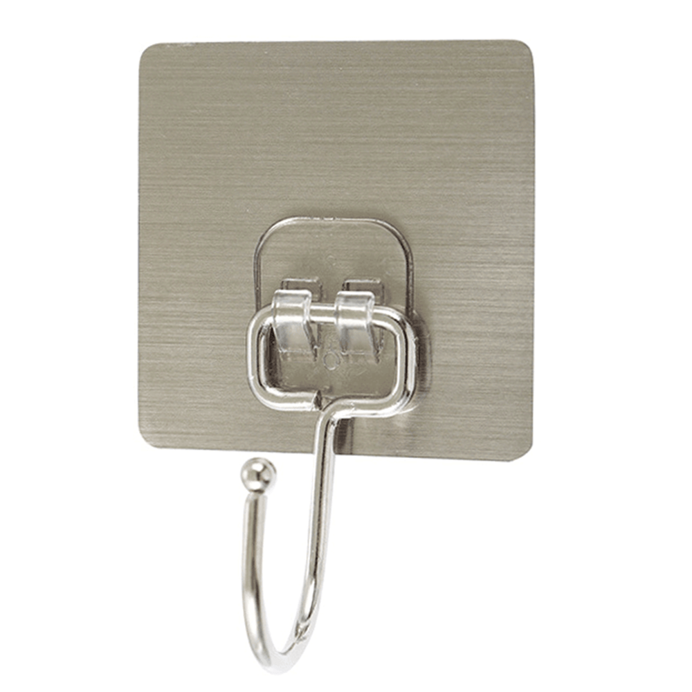10pcs Heavy Duty Adhesive Hook 16 78KG Max Wall Hanger Waterproof Hotel