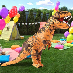 Adult T Rex Dinosaur Inflatable Costume Halloween Cosplay & Purim Party Suit