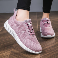 Mesh Breathable Flying Woven Shoes Running Lightweight Sneakers