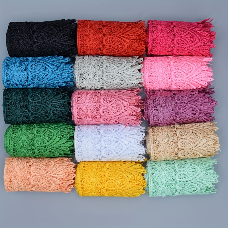 Wide Crochet Lace Ribbon for DIY Embroidery & Decoration