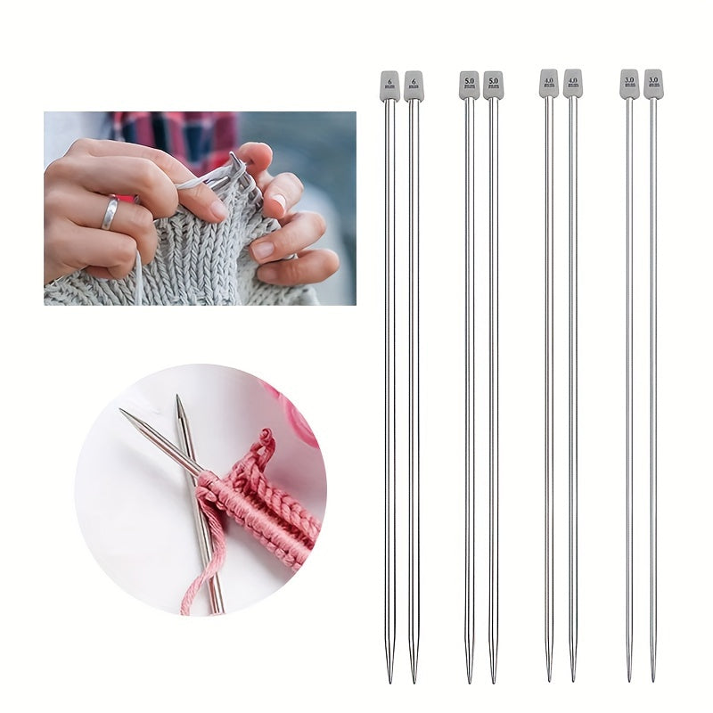 2pcs Single Point Sweater Needle Knitting Needles Set for Beginners