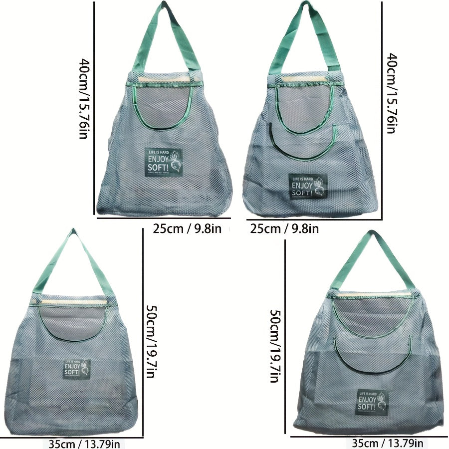 Large Capacity Mesh Storage Bag Hanging Portable Fruit And Vegetable Storage Bag