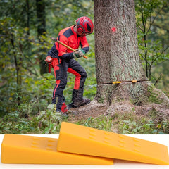 4pcs Tree Felling Wedges With Spikes Chainsaw Wedges Logging Supplies Set
