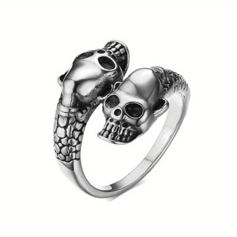 Skull Cast Ring Stainless Steel Men's Jewelry