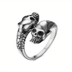 Skull Cast Ring Stainless Steel Men's Jewelry