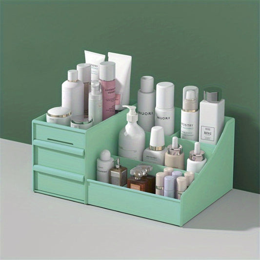 Makeup Desk Organizer with Drawers - Countertop Cosmetic Vanity Holder
