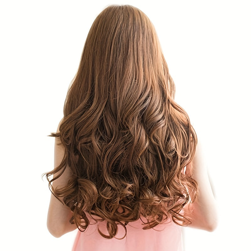 One piece Big Wave Curly Hair Extension Wig