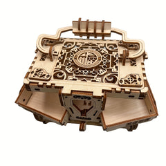 3D Wooden Puzzle Jewelry Box DIY Creative Development Thinking Gift