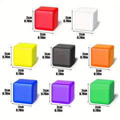 Magnetic Building Blocks Set 48 & 100pcs Small Cubes Sensory Educational Toys