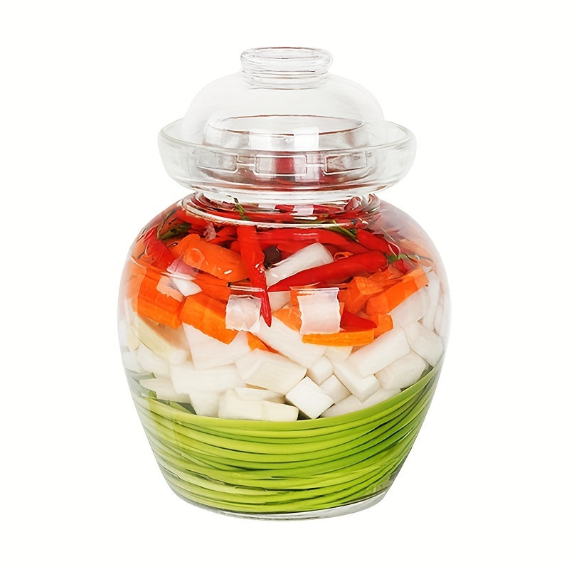 2500ml Glass Pickle Jar with Lid for Fermentation