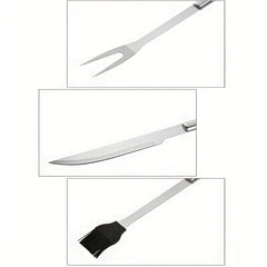 5pcs BBQ Set Outdoor Barbecue Kit with Storage Bag