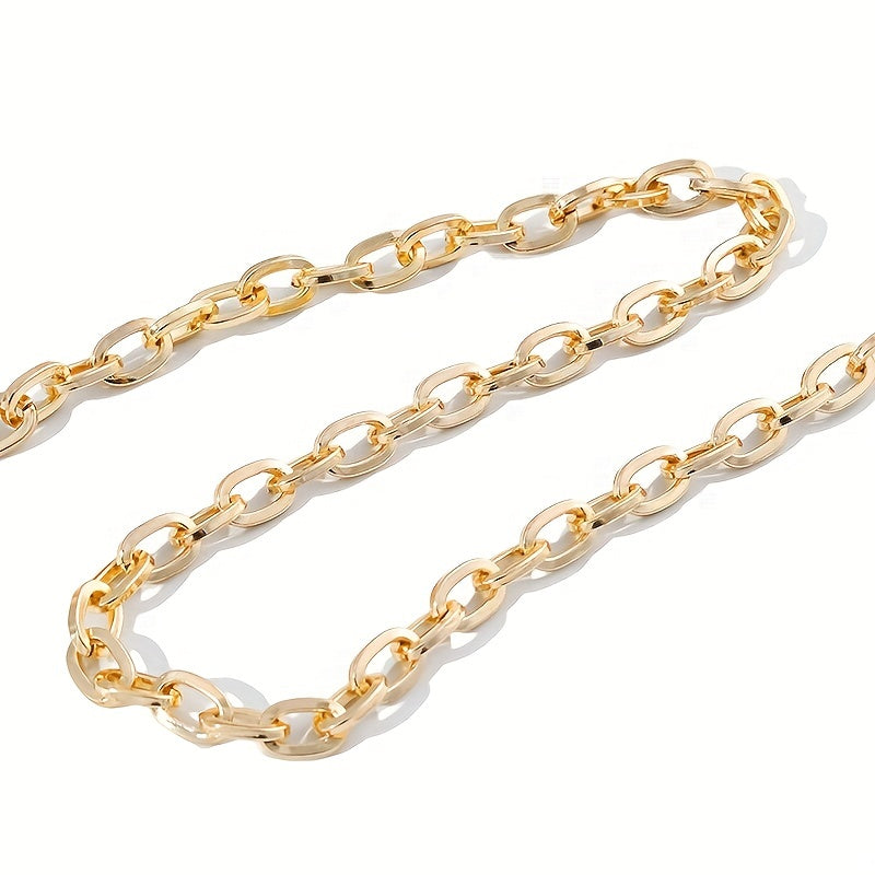 Rhinestone Decor Waist Chain Body Chain