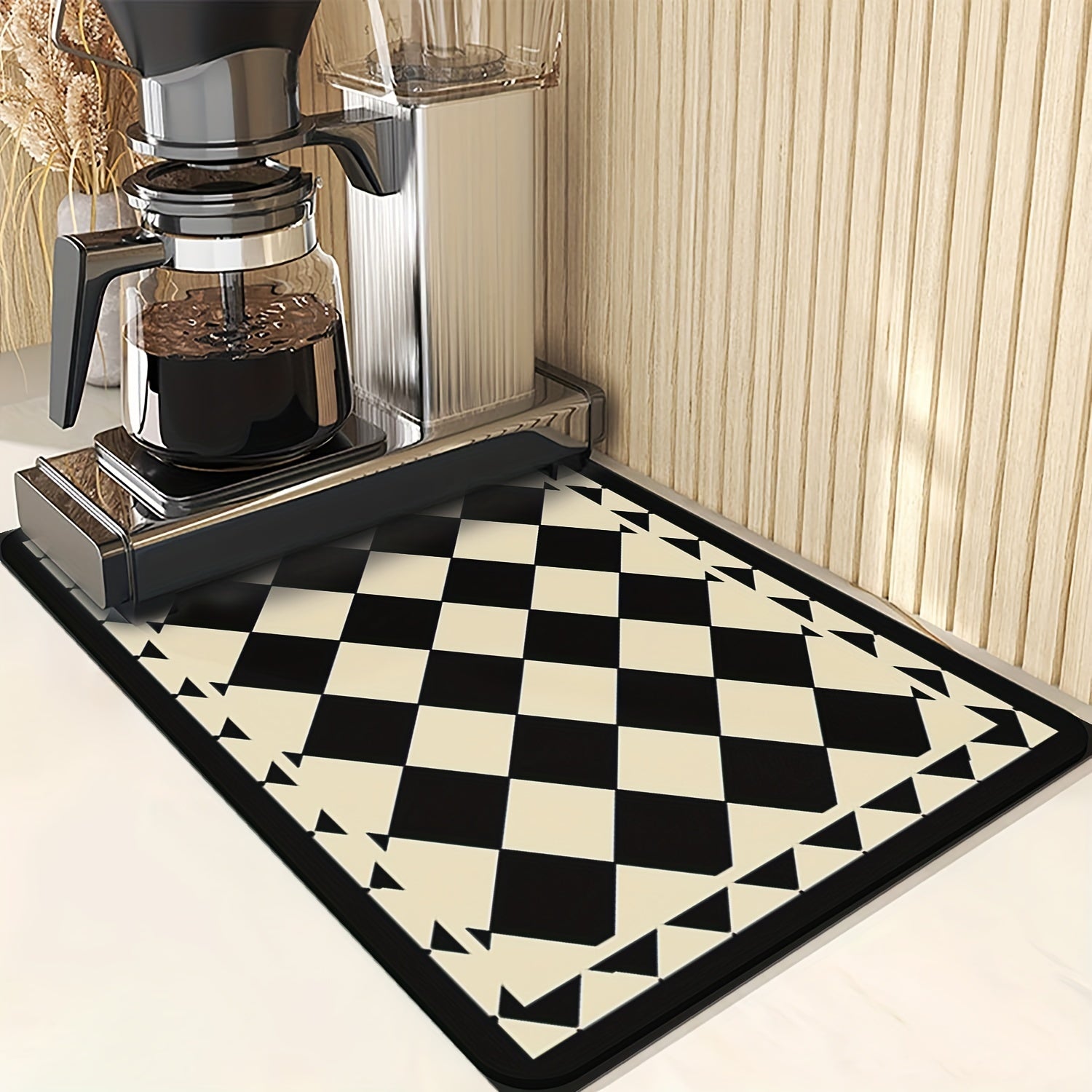 Absorbent Coffee Bar Mat for Countertop