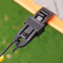 10pcs Outdoor Tent Wind Rope Clamp Camping Clip