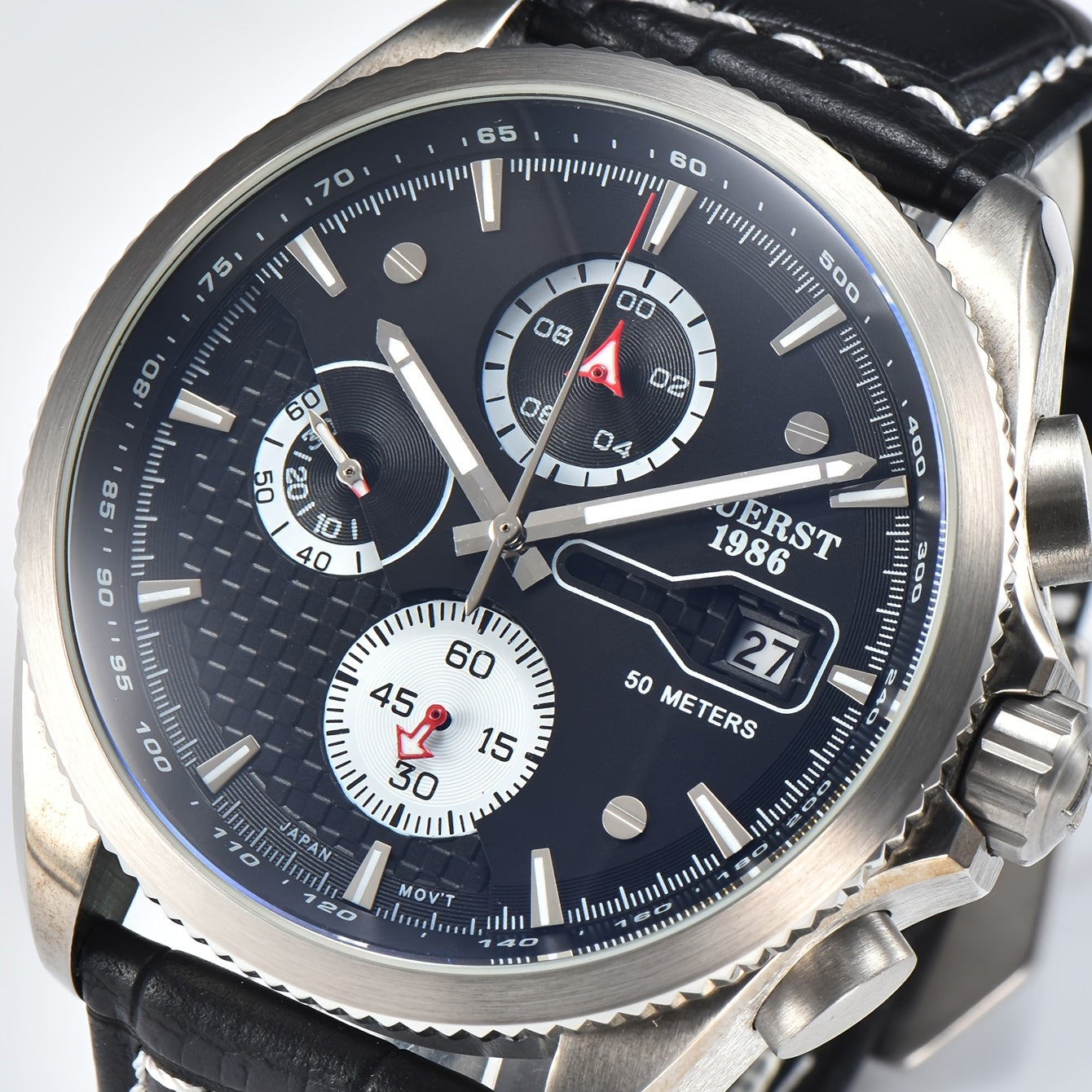 KUERST Waterproof Quartz Watch with Night Light