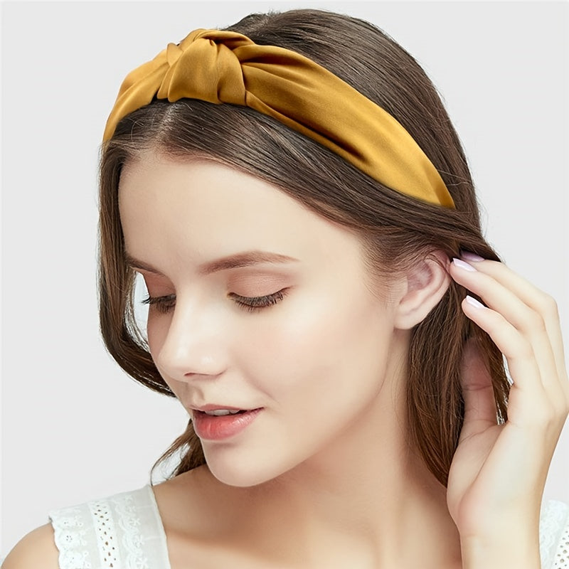 Wide Fabric Hairband French Stretch Headband Hair Accessories