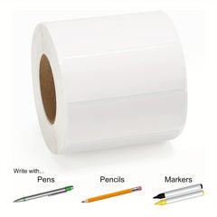 500pcs Blank Name Tag Label Stickers for Office School Home