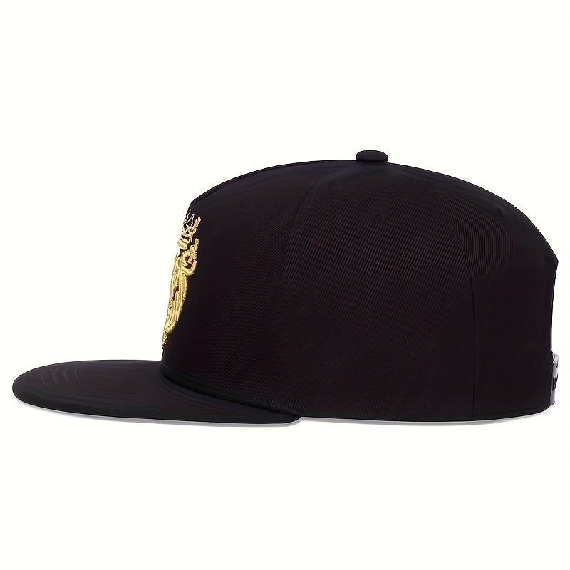 Men's Lion Crown Baseball Cap Adjustable Casual Hat Hip Hop Style