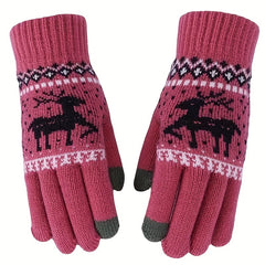 Winter Warm Touch Screen Cycling Knitted Gloves