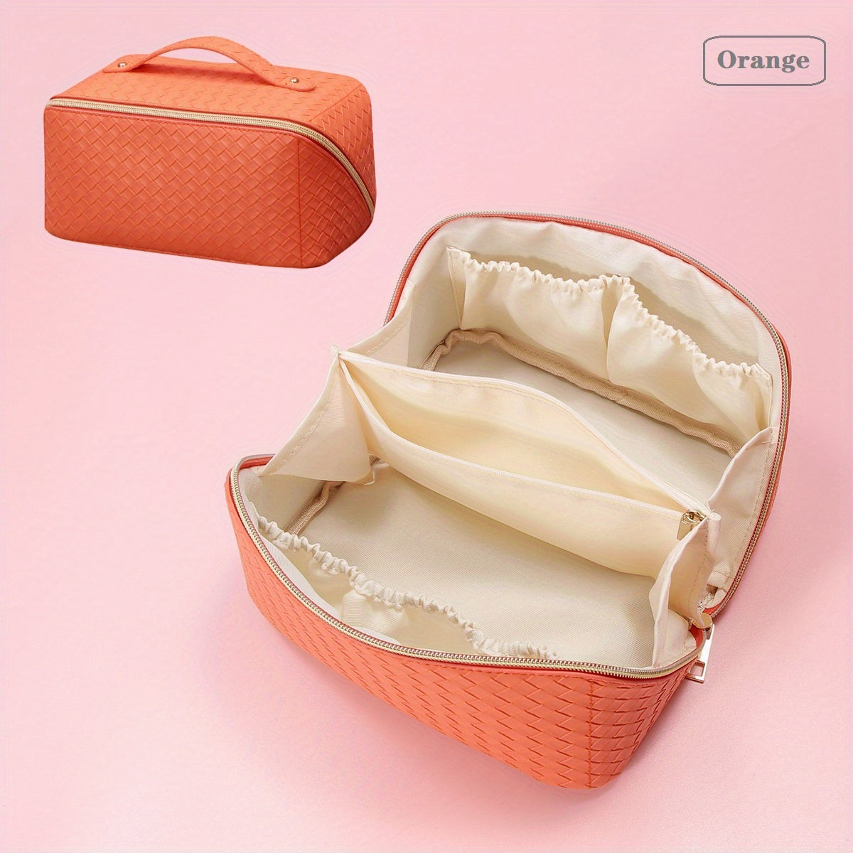 Large Capacity Travel Cosmetic Bag Waterproof Portable Multifunctional Bag