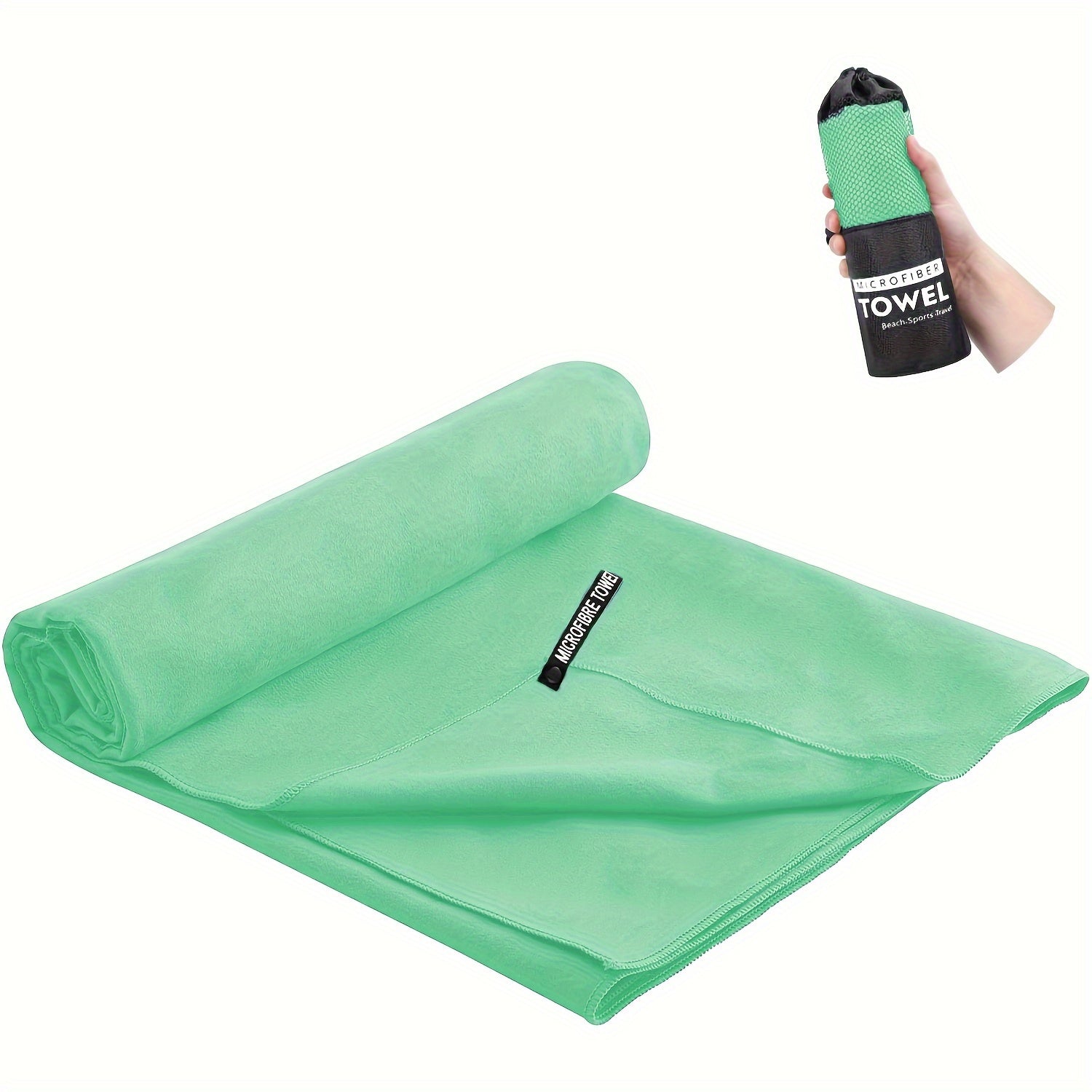 Microfiber Travel Towel Quick Drying Water Absorbent Lightweight Sports Towel