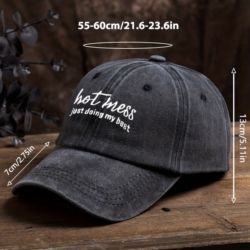 Vintage Washed Distressed Dad Hats Casual Sun Hats For Women Men
