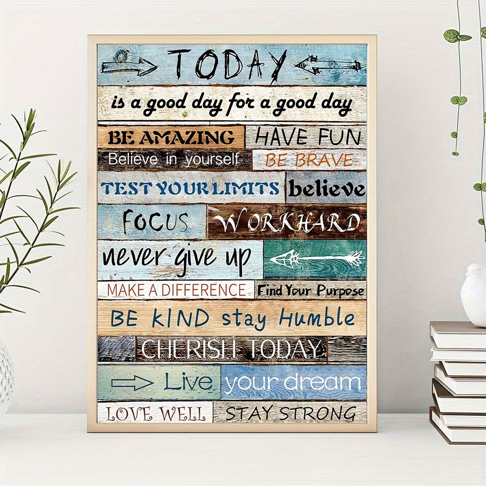 Inspirational Quote Canvas Painting Poster Prints - Home Wall Decoration