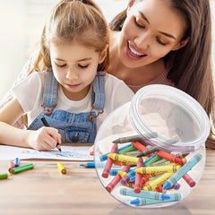 Plastic Candy Jar With Lid Home Storage Box