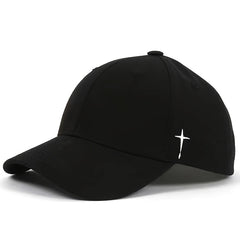 Casual Baseball Cap Cross Embroidery Dad Hat Adjustable Vintage Sports Hats