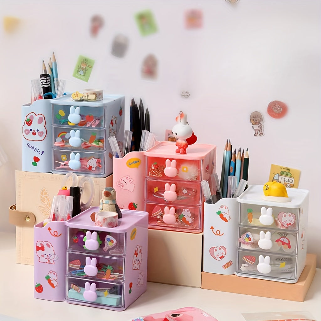 Cloud Desktop Pen Holder Stationery Drawer Storage Box