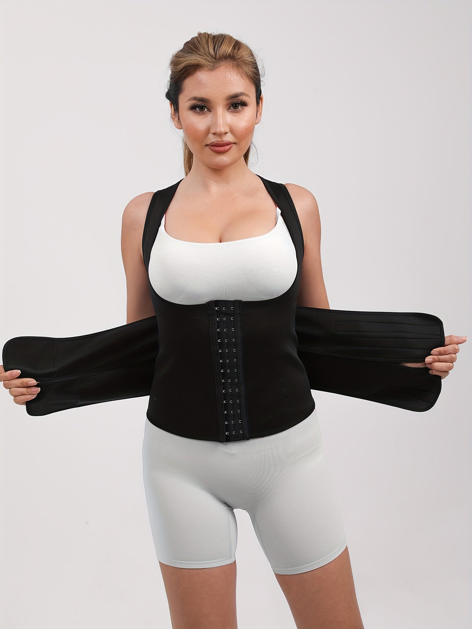Women's Double Strap Sauna Suit for Waist Training