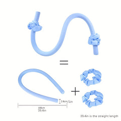 Heatless Curling Rod Headband Ribbon Silk Curls Ribbon Hair Rollers