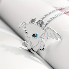 Small Flying Dragon Necklace Dripping Oil Pendant Jewelry