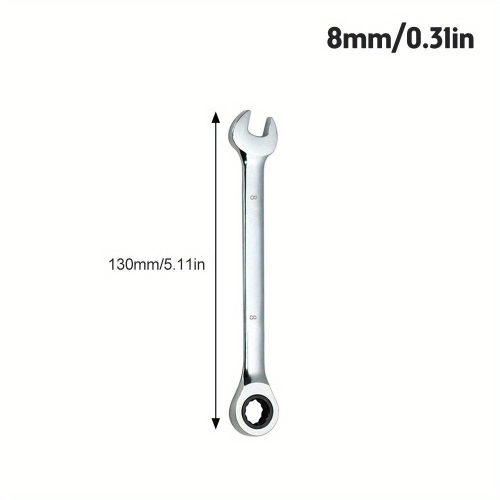 6MM 17MM Ratchet Wrenches Universal Spanners Car Repair Hand Tools