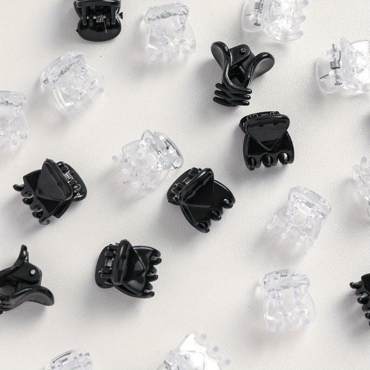 24pcs Mini Shark Claw Hair Accessories For Women