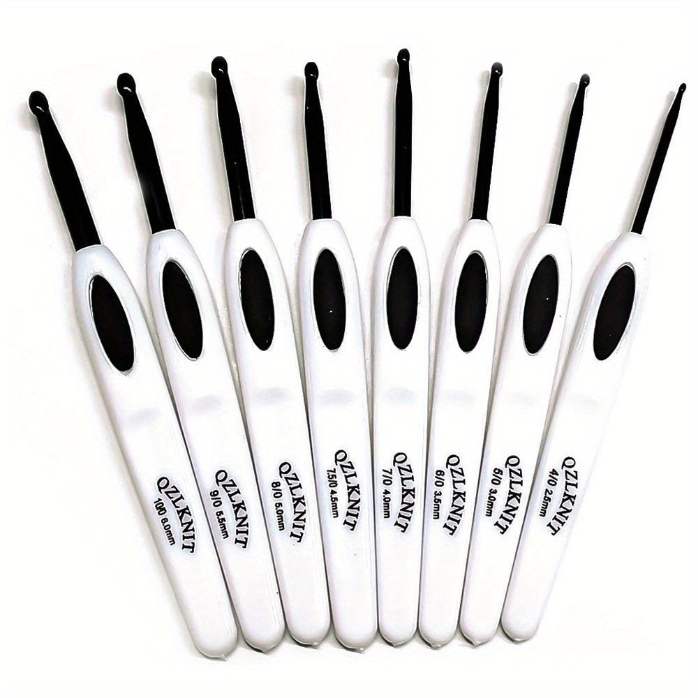 8pcs Knitting Tool Set Aluminum Crochet Suit