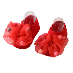Baby Socks 0-3 Years Cotton Polka Dot Bow Socks