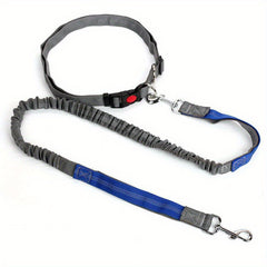 Hands-Free Dog Leash Adjustable Waist Belt for Running