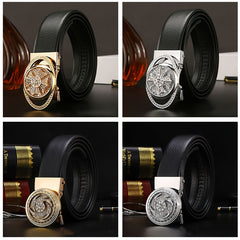 Men's Business Casual Automatic Buckle High Belt