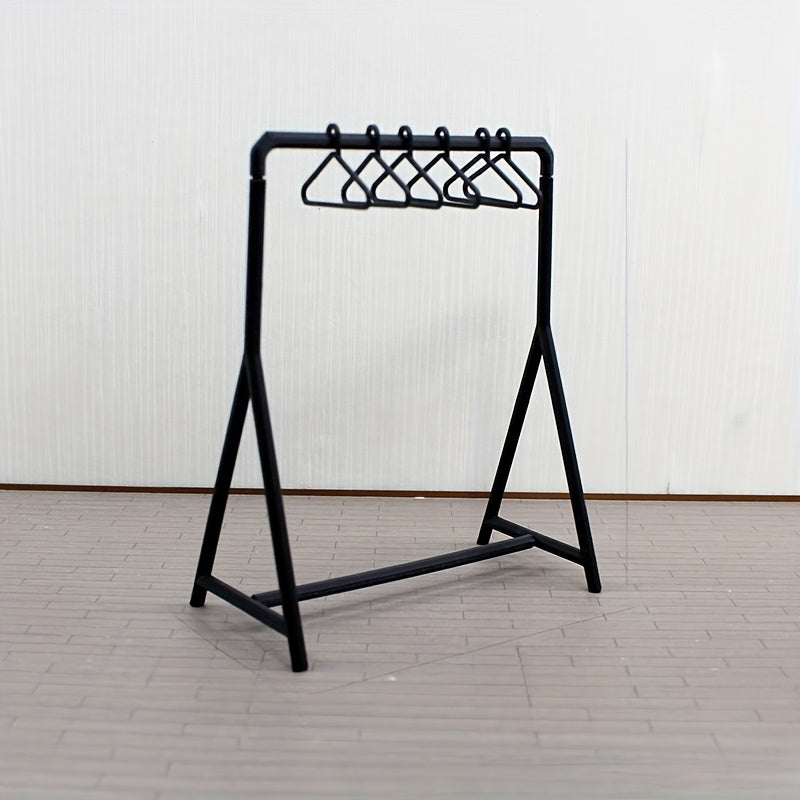 1:12 Scale Clothes Rack Model House Decor Shelf