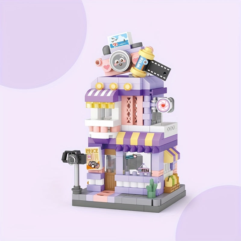 Building Blocks Ice Cream Shop Toy Set