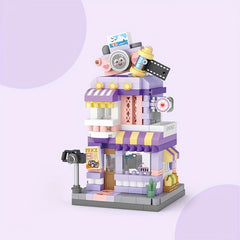 Building Blocks Ice Cream Shop Toy Set