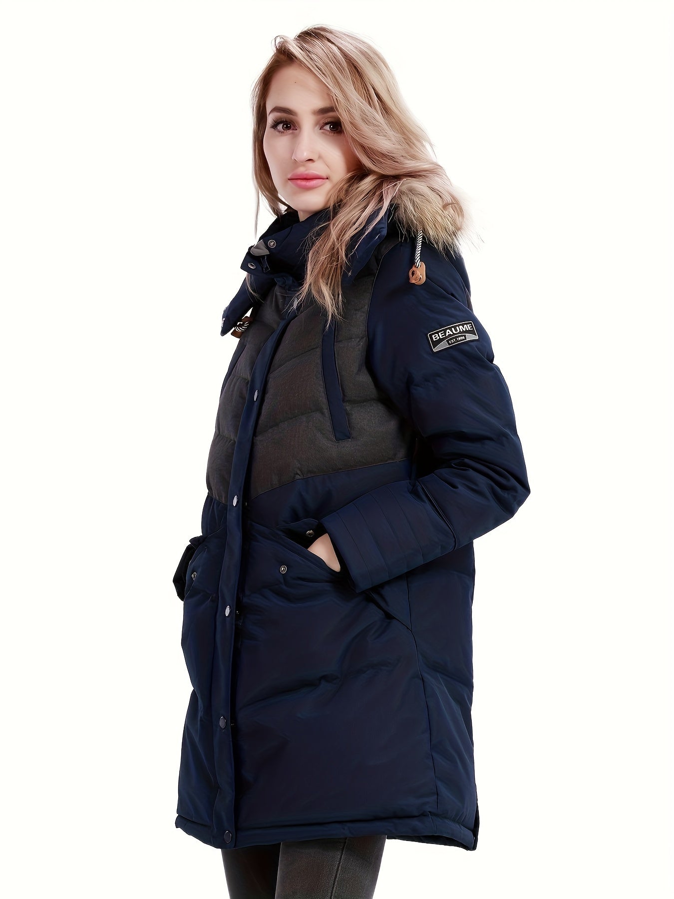 Long Down Jacket For Ladies Women's Padded Jacket Winter Comfortable