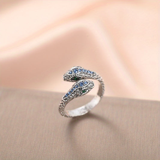 Adjustable Snake Ring Hip Hop Reptile Party Jewelry For Boys